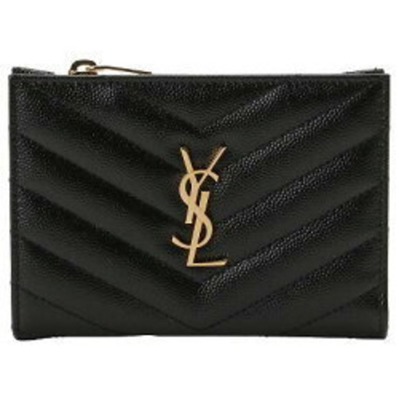 Saint Laurent YSL Monogram Wallet Bifold Black - Picture 1 of 3